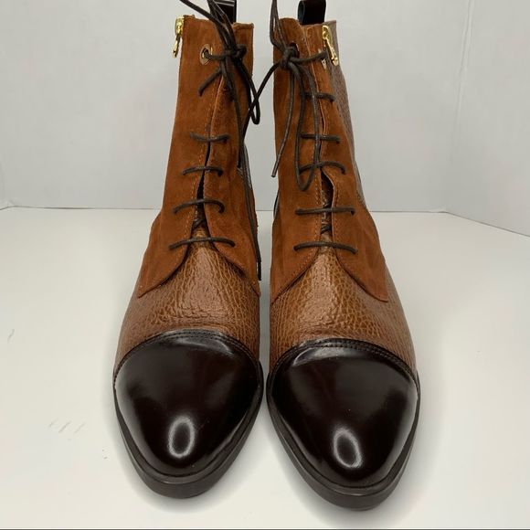 Gorgeous Hispanitas (Spain) Leather Booties - Size 41 (10) - Picture 5 of 15